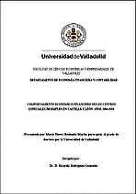 Portada del documento